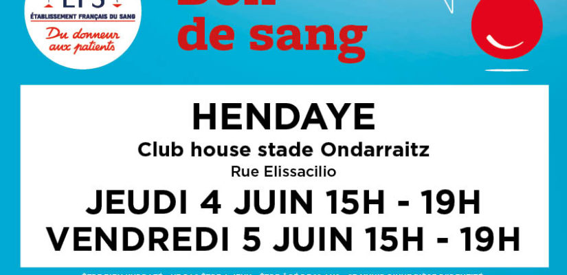 Bandeau don du sang en Juin