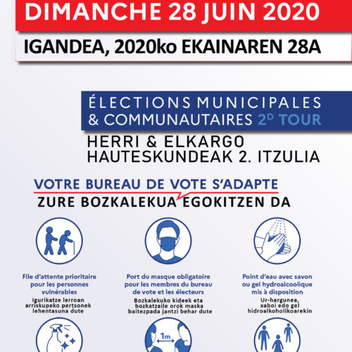 Elections municipales 28 Juin 2020