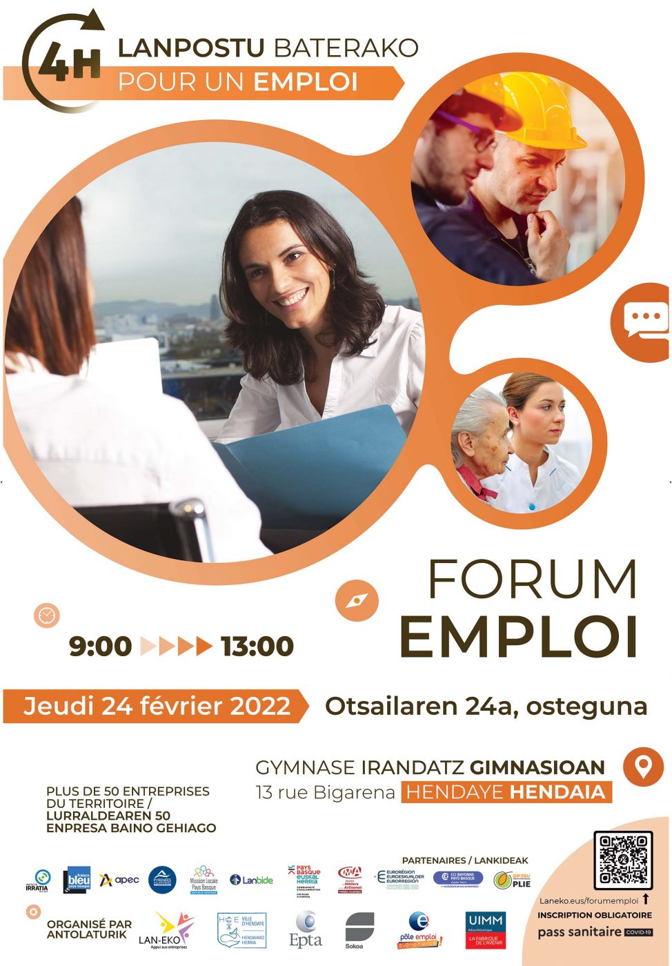 forum de l'emploi hendaye