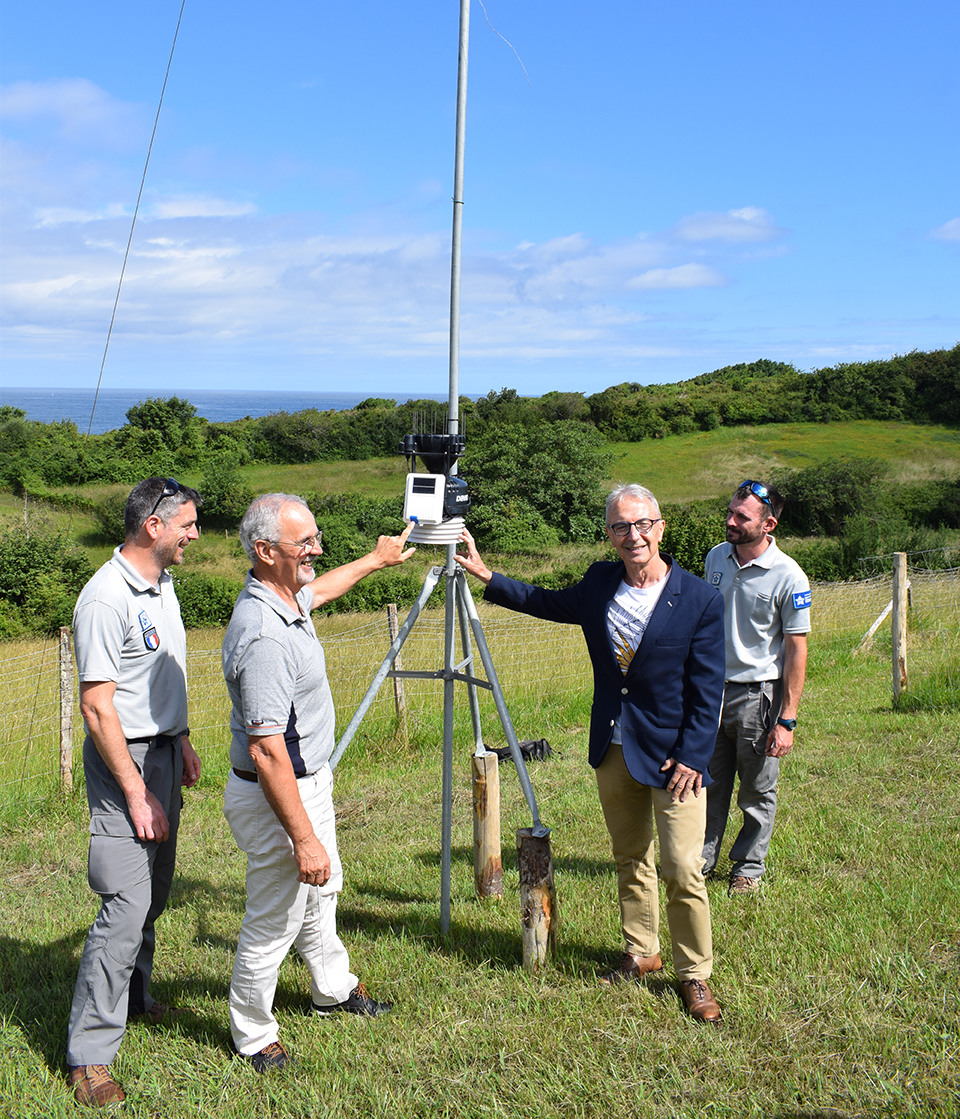 Le domaine d'Abbadia se dote d'une station météo - Hendaye